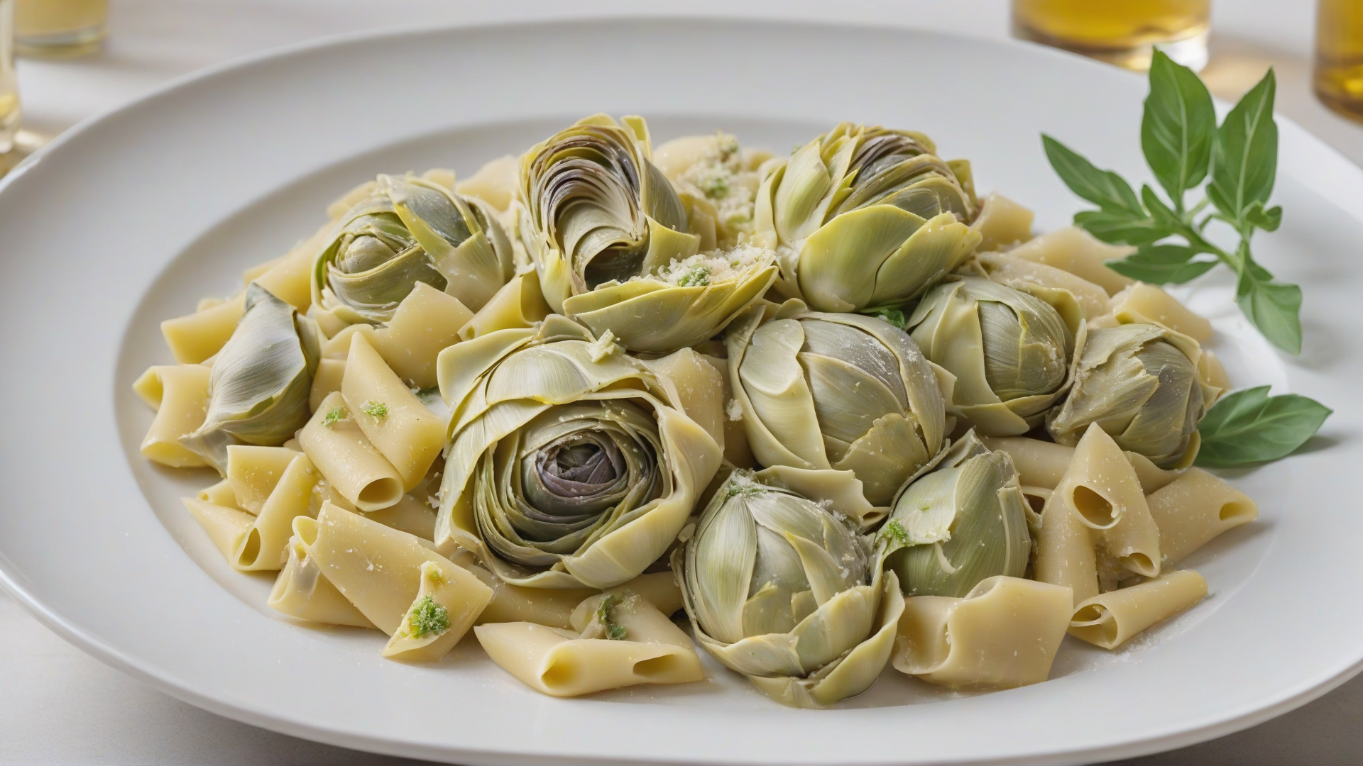 pasta con i carciofi